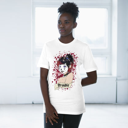 Clown Girl Unisex Deluxe T-shirt by Ravenfox